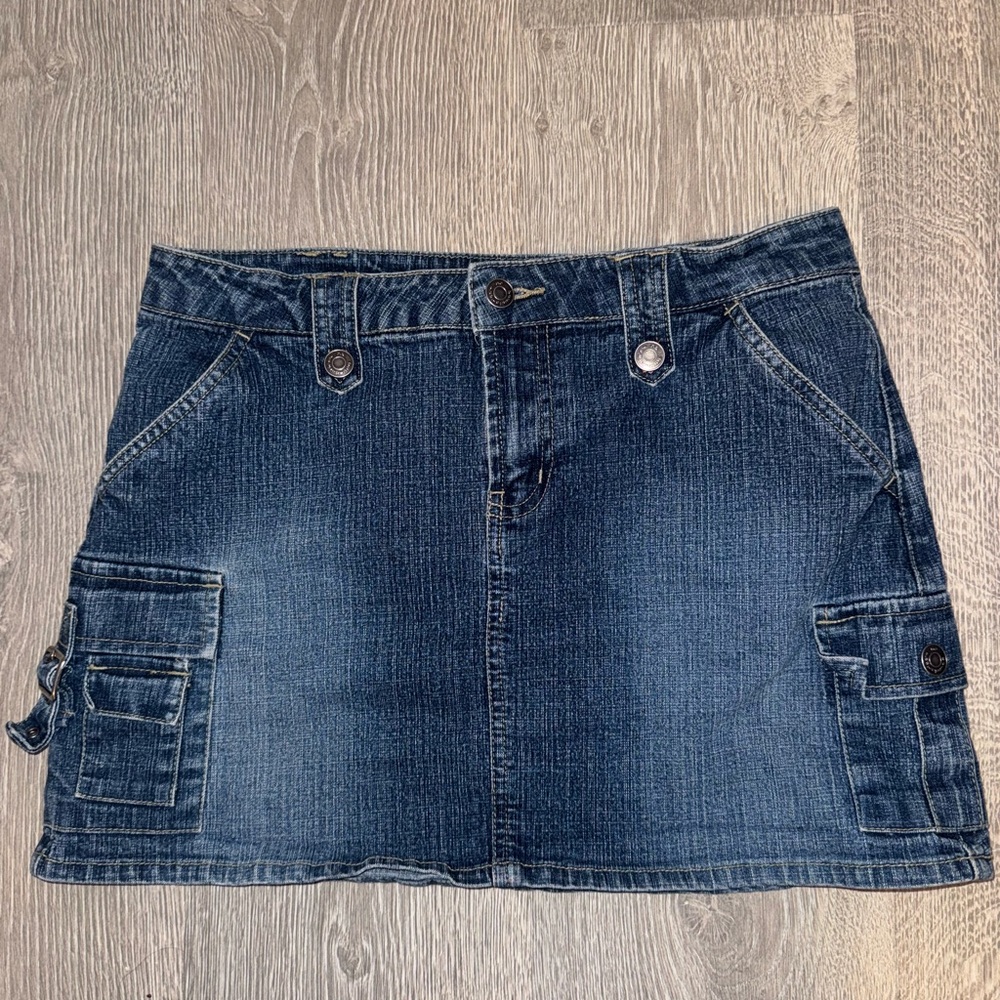 Denim Mini Skirt